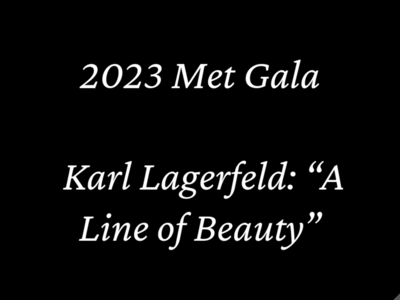 2023 Met Gala: A Line of Beauty 