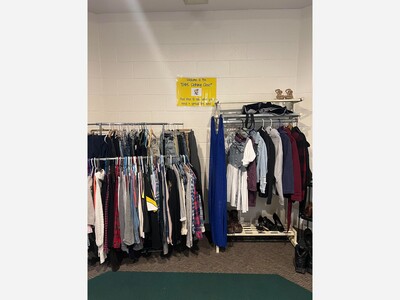 The EHHS Clothing Closet for Students in Need