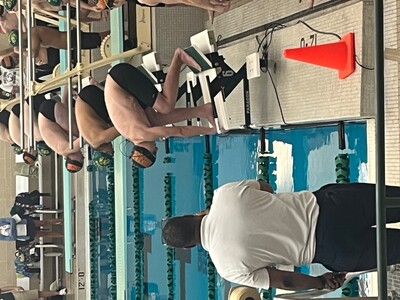 Griffin McCarroll Competes at States for EHHS Swim